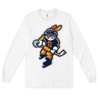 White greenville swamp rabbits Long Sleeve Tee - linhVisuals