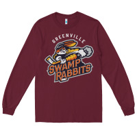 Burgundy greenville swamp rabbits Long Sleeve Tee - linhVisuals