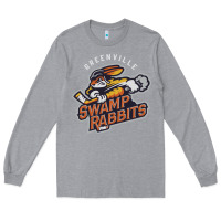 Heather Grey greenville swamp rabbits Long Sleeve Tee - linhVisuals