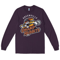 Plum greenville swamp rabbits Long Sleeve Tee - linhVisuals