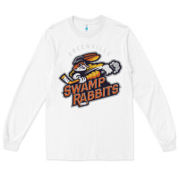White greenville swamp rabbits Long Sleeve Tee - linhVisuals