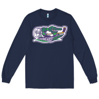 Navy florida everblades Long Sleeve Tee - linhVisuals