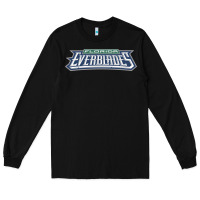 Black florida everblades Long Sleeve Tee - linhVisuals