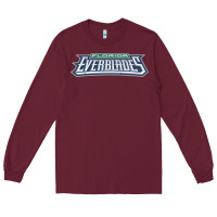 Burgundy florida everblades Long Sleeve Tee - linhVisuals