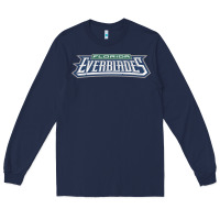 Navy florida everblades Long Sleeve Tee - linhVisuals