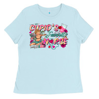 Cupid's Favorite Nurse Ladies Tee | Teevron
