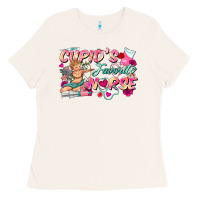 Bone cupid's favorite nurse Ladies Tee - FaDigitalArtStudio