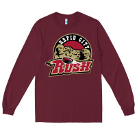 Burgundy rapid city rush Long Sleeve Tee - linhVisuals