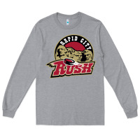 Heather Grey rapid city rush Long Sleeve Tee - linhVisuals