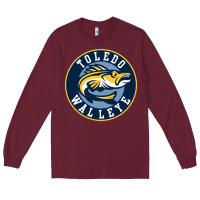 Burgundy toledo walleye Long Sleeve Tee - linhVisuals