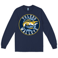 Navy toledo walleye Long Sleeve Tee - linhVisuals