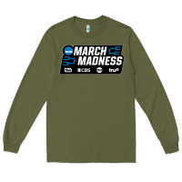 Army Green MARCH MADNESS Long Sleeve Tee - linhVisuals
