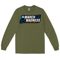 Army Green MARCH MADNESS Long Sleeve Tee - linhVisuals