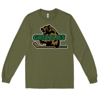 Army Green utah grizzlies Long Sleeve Tee - linhVisuals