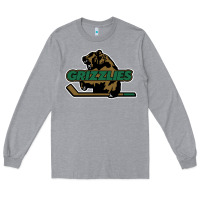 Heather Grey utah grizzlies Long Sleeve Tee - linhVisuals