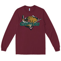Burgundy utah grizzlies Long Sleeve Tee - linhVisuals
