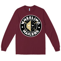 Burgundy wheeling nailers Long Sleeve Tee - linhVisuals
