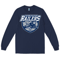 Navy worcester railers Long Sleeve Tee - linhVisuals
