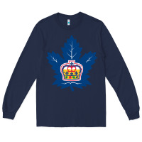 Navy toronto marlies Long Sleeve Tee - linhVisuals