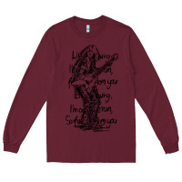 Burgundy michael schenker müsïc Long Sleeve Tee - linhVisuals