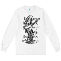 White michael schenker müsïc Long Sleeve Tee - linhVisuals