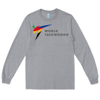 Heather Grey world taekwondo sports Long Sleeve Tee - linhVisuals