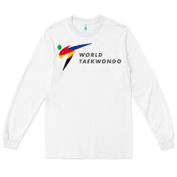 White world taekwondo sports Long Sleeve Tee - linhVisuals