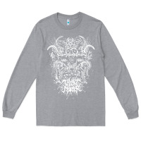 Heather Grey thy art is murder Long Sleeve Tee - linhVisuals