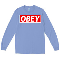 Colony Blue obey Long Sleeve Tee - linhVisuals