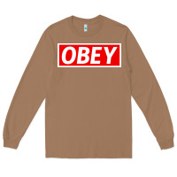 Toasted Coconut obey Long Sleeve Tee - linhVisuals