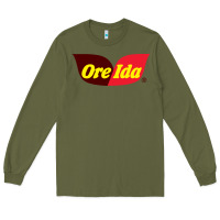 Army Green Ore-Ida Long Sleeve Tee - linhVisuals