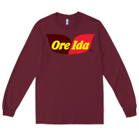 Burgundy Ore-Ida Long Sleeve Tee - linhVisuals
