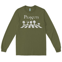 Army Green peanuts Long Sleeve Tee - linhVisuals