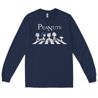 Navy peanuts Long Sleeve Tee - linhVisuals