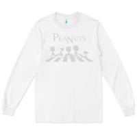 White peanuts Long Sleeve Tee - linhVisuals
