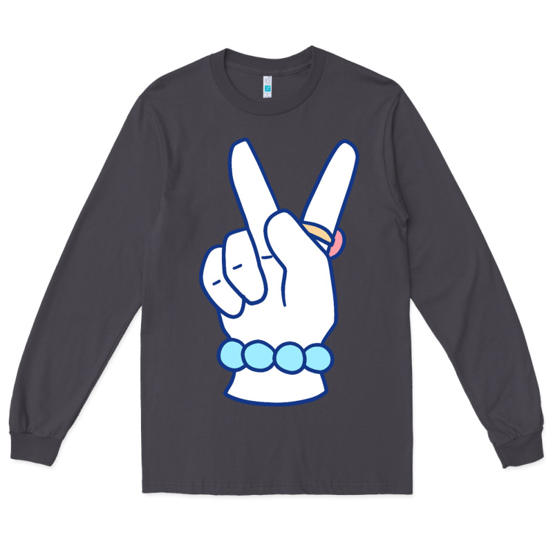 Girl Peace Sign Long Sleeve Tee by linhVisuals | Teevron