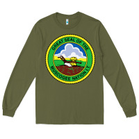 Army Green great seal of the muscogee nation Long Sleeve Tee - linhVisuals