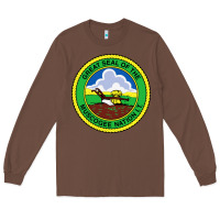 Chestnut great seal of the muscogee nation Long Sleeve Tee - linhVisuals