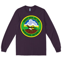 Plum great seal of the muscogee nation Long Sleeve Tee - linhVisuals