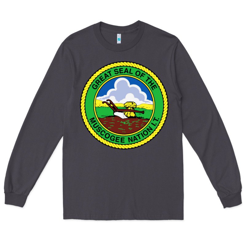 Great Seal Of The Muscogee Nation Long Sleeve Tee by linhVisuals | Teevron
