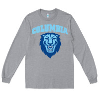Heather Grey columbia university Long Sleeve Tee - linhVisuals