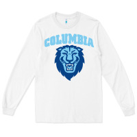 White columbia university Long Sleeve Tee - linhVisuals