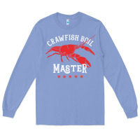 Colony Blue 5 stars crawfish boil master big red lobster Long Sleeve Tee - linhVisuals