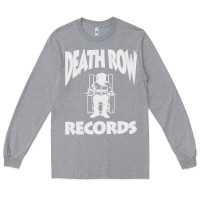 Heather Grey #death row record Long Sleeve Tee - linhVisuals