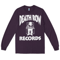 Plum #death row record Long Sleeve Tee - linhVisuals