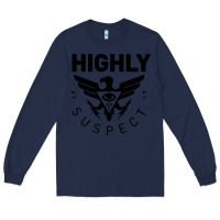 Navy highly suspect 2022 Long Sleeve Tee - linhVisuals