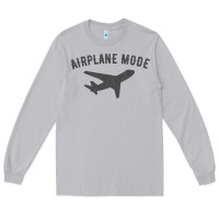 Moon Dust airplane mode funny traveling design with flying plane Long Sleeve Tee - linhVisuals