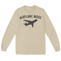 Mushroom airplane mode funny traveling design with flying plane Long Sleeve Tee - linhVisuals