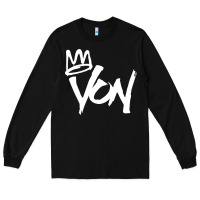 Black KING VON MERCH Long Sleeve Tee - linhVisuals