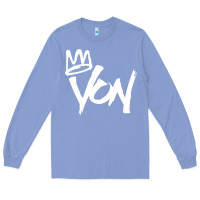 Colony Blue KING VON MERCH Long Sleeve Tee - linhVisuals